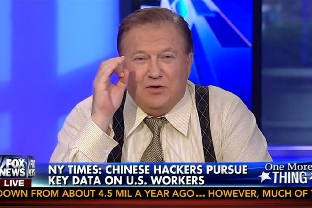 Fox News host Bob Beckel makes racial slur on live televsion last Thursday. Photo: SCMP Pictures