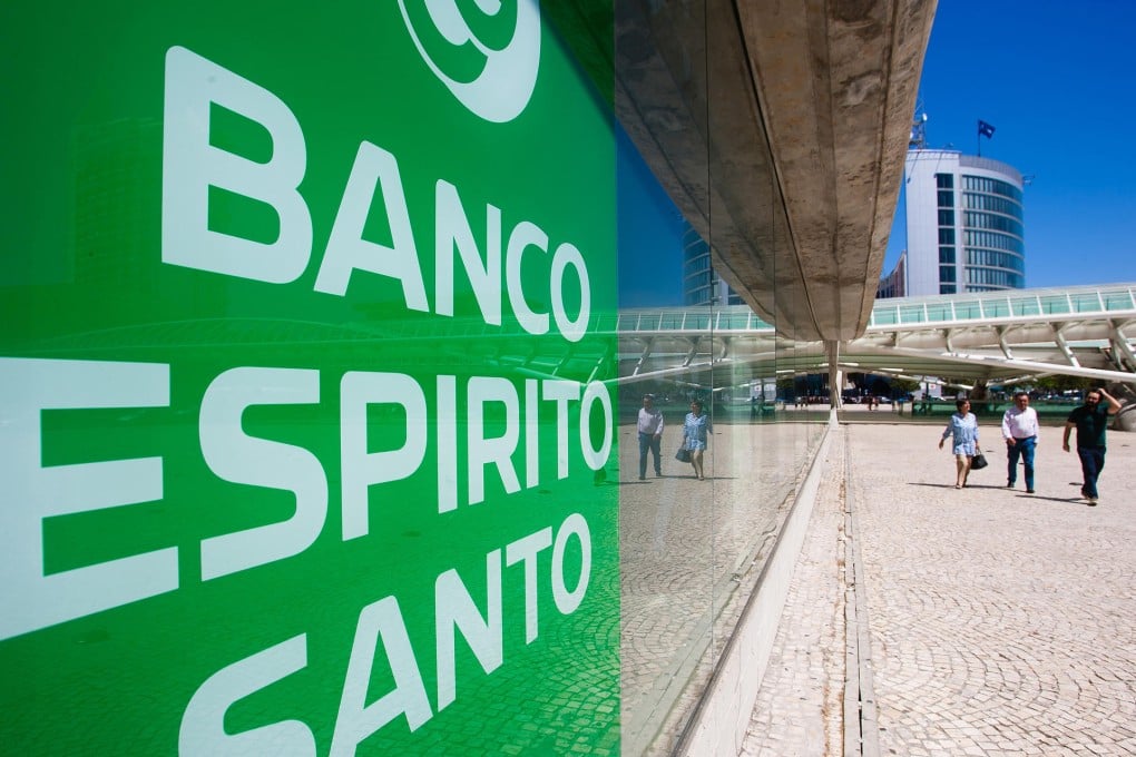 Shares in Banco Espirito Santo plunged 36 per cent last week.