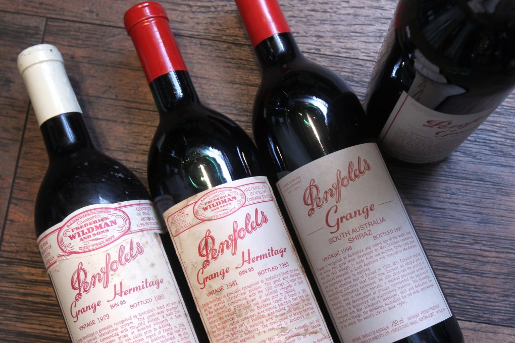 Penfolds wine seen at a wine tasting. Photo: K.Y.Cheng