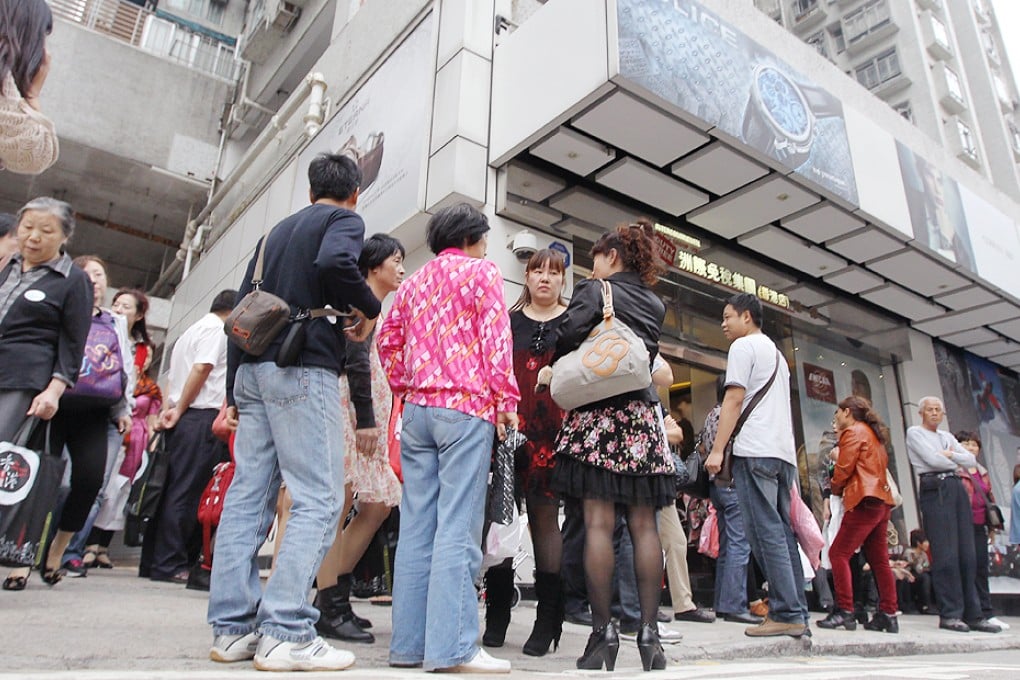 A council investigation earlier this year heard that mainland tourists were forced to shop at premises in To Kwa Wan. Photo: Edward Wong