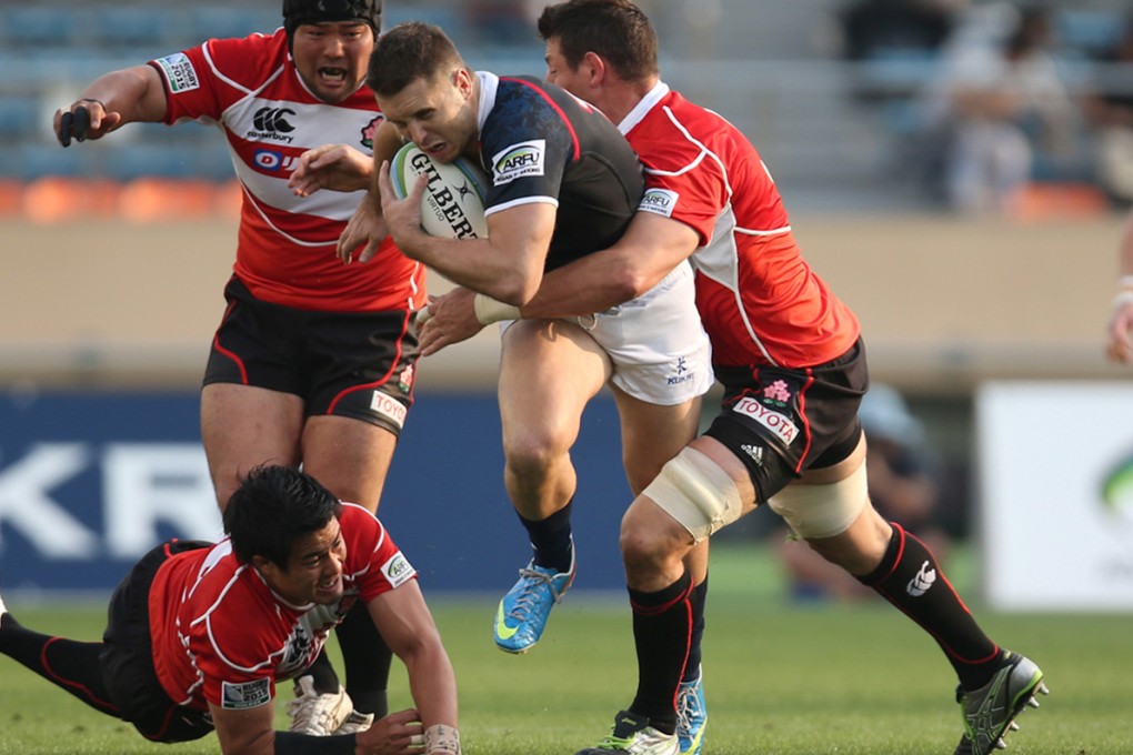 After coming second to Japan in the 2014 Asian Five Nations, Hong Kong are now preparing for their RWC repêchage match against Uruguay. Photo: HKRFU