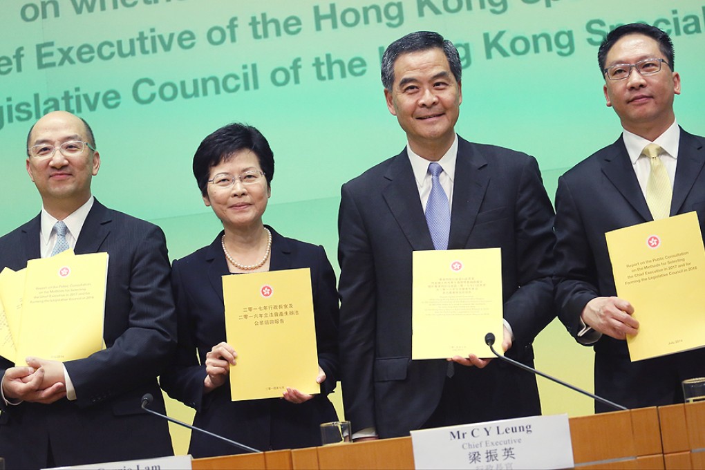 Reports on political reform are criticised as ambiguous and unscientific. Photo: Felix Wong