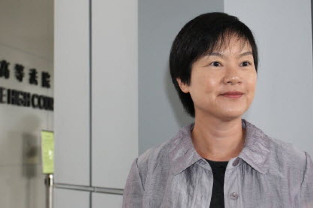 Adeline Wong Ching-man, former administrative assistant of former chief secretary Rafael Hui Si-yan, leaves High Court in Admiralty. Photo: Dickson Lee