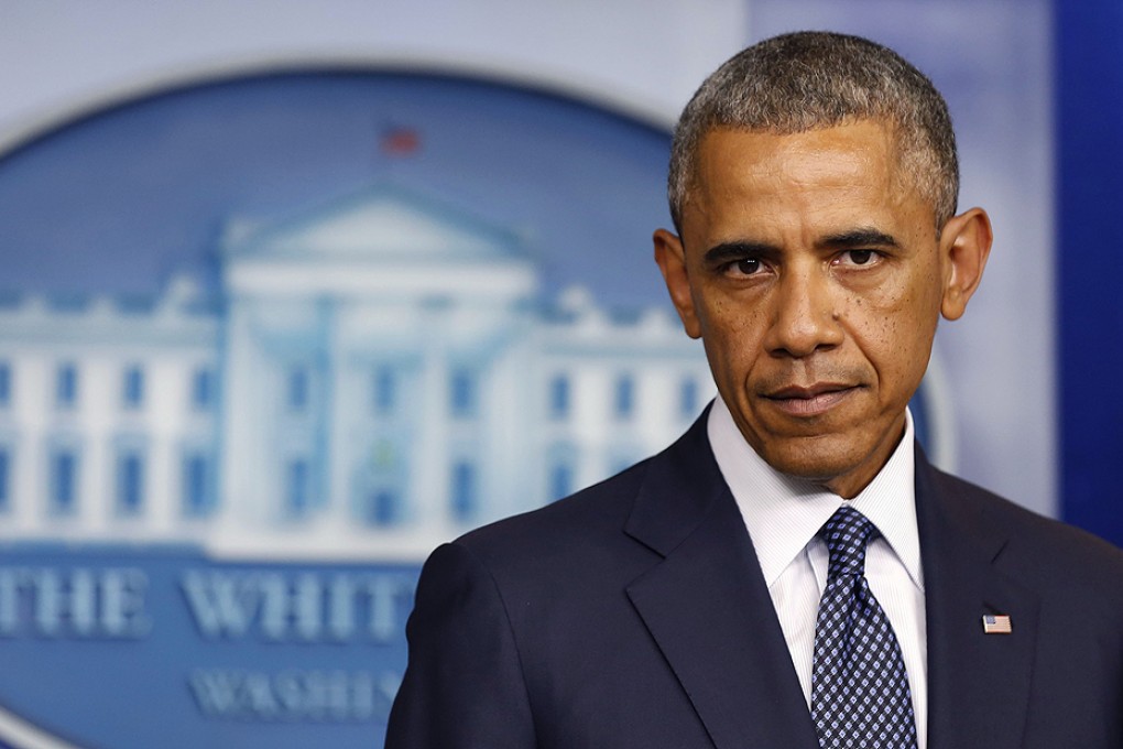 US President Barack Obama delivers remarks about Ukraine at the White House in Washington on Wednesday. Photo: Reuters