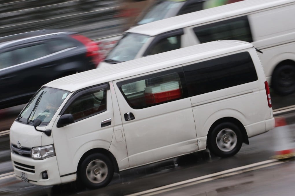 Van drivers are not allowed to transport paying passengers, but can carry a person whose goods they are delivering, creating a legal grey area. Photo: Felix Wong