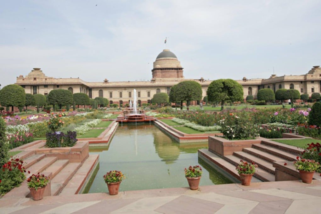 The extravagant 340-room Rashtrapati Bhavan (President House).