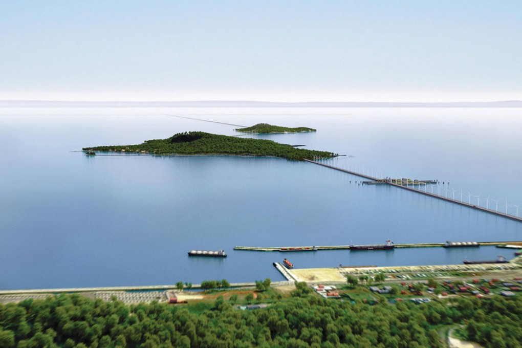 Artist's impression of the proposed power plant. Interest in the project underlines the mainland's desire to enhance energy security via foreign technology. Photo: SCMP Pictures