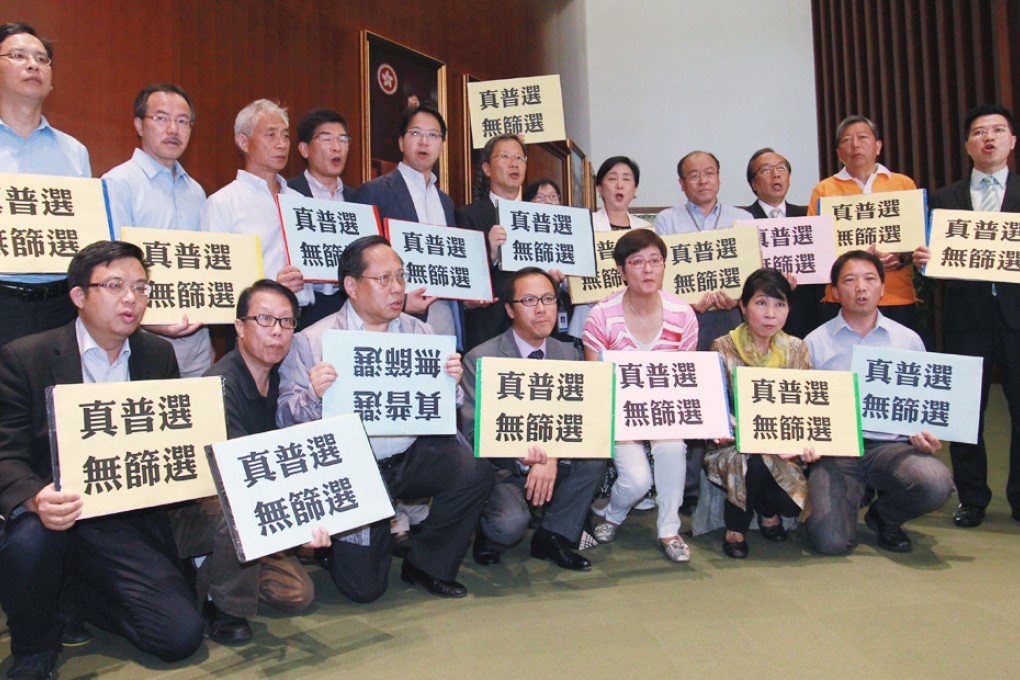 The study shows the Liberal Party voted in favour of motions tabled by pan-democrats 40 per cent of the time. Photo: David Wong