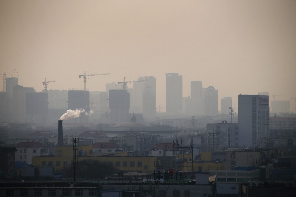 New homes are rapidly being built in Tangshan, even as heavy smog plagues Hebei province. Photo: Reuters