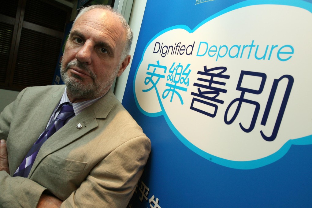 Dr Philip Nitschke during a Hong Kong visit. Photo: Edward Wong