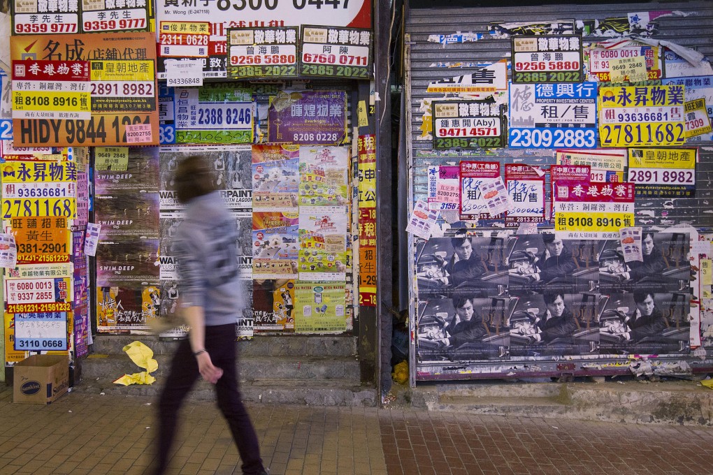Shop rents in Causeway Bay are down 1.6 per cent. Photo: Martin Chan