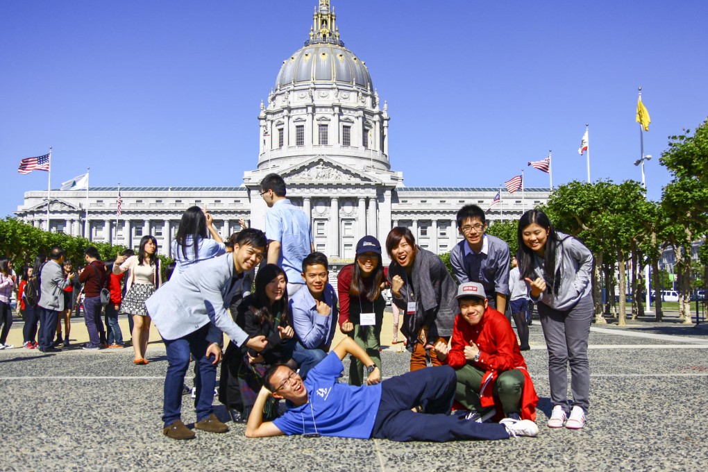Open University students on the 2013 Global Citizens Programme in the US. Photo: Kenny Chan