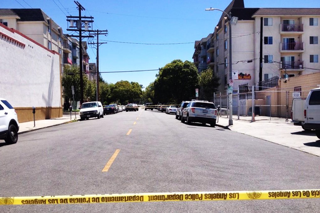The City Park apartments on West 30th Perimeter has been taped off. Photo: Twitter/Daily Trojan