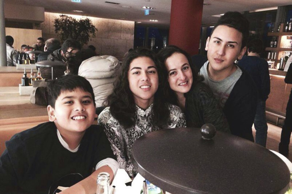 Miguel Panduwinata (left) and his brother Shaka (right), in a family photo taken shortly before the flight. Photo: AP
