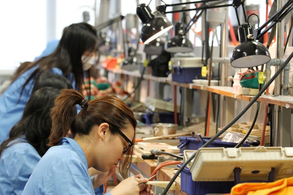 Jewelry workshop at IVE. IVE can offer students many vocational courses that suit their interests.