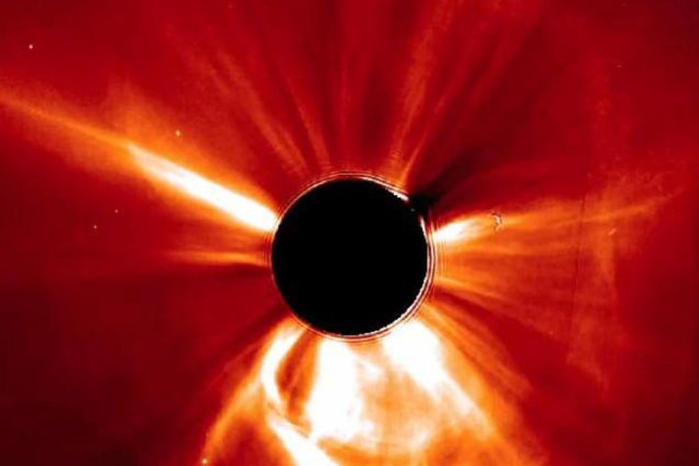 The coronal mass ejection of 2012. Photo: Washington Post