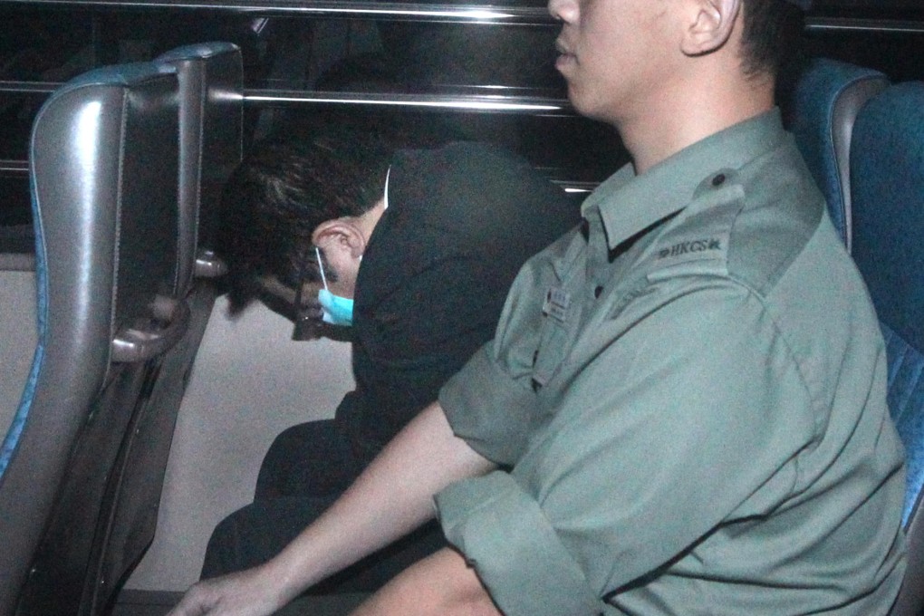 Carson Yeung is taken away after his conviction. Photo: Felix Wong