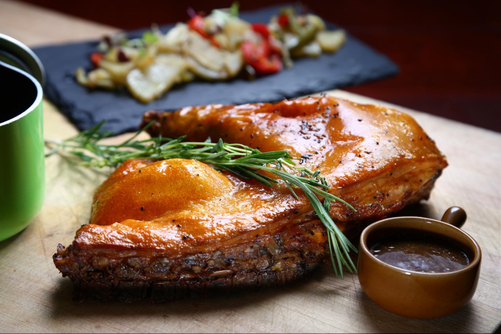 Slow-cooked suckling pig at Rustico.