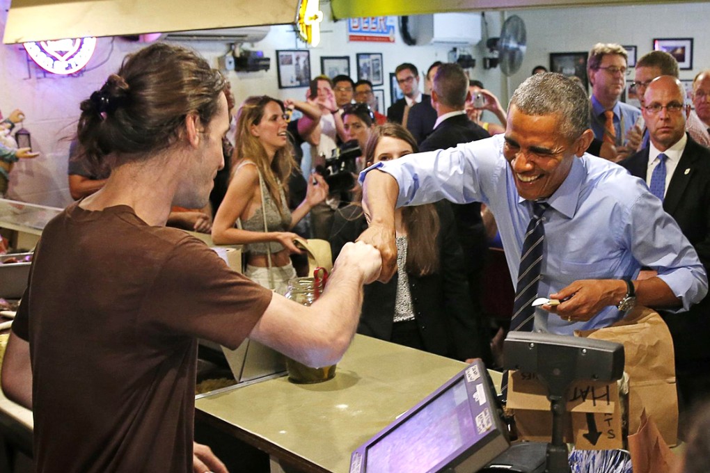 Barack Obama's fist bump is more hygienic. Photo: Reuters