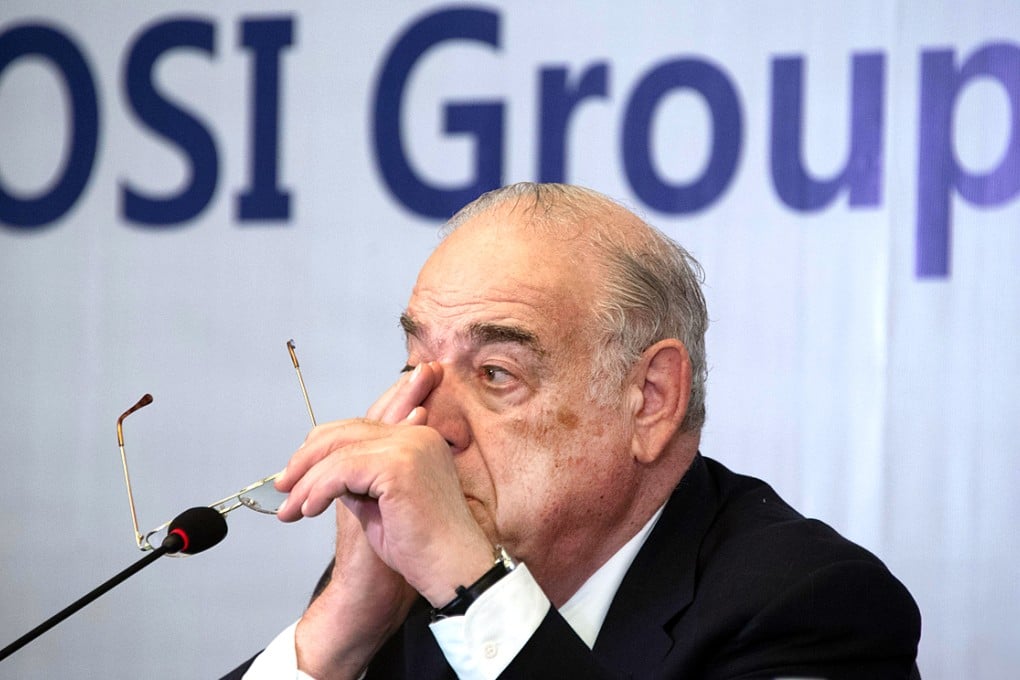 Sheldon Lavin, the chairman and chief executive of OSI, attends a press conference over the recent expired meat scandal in Shanghai. Photo: AFP