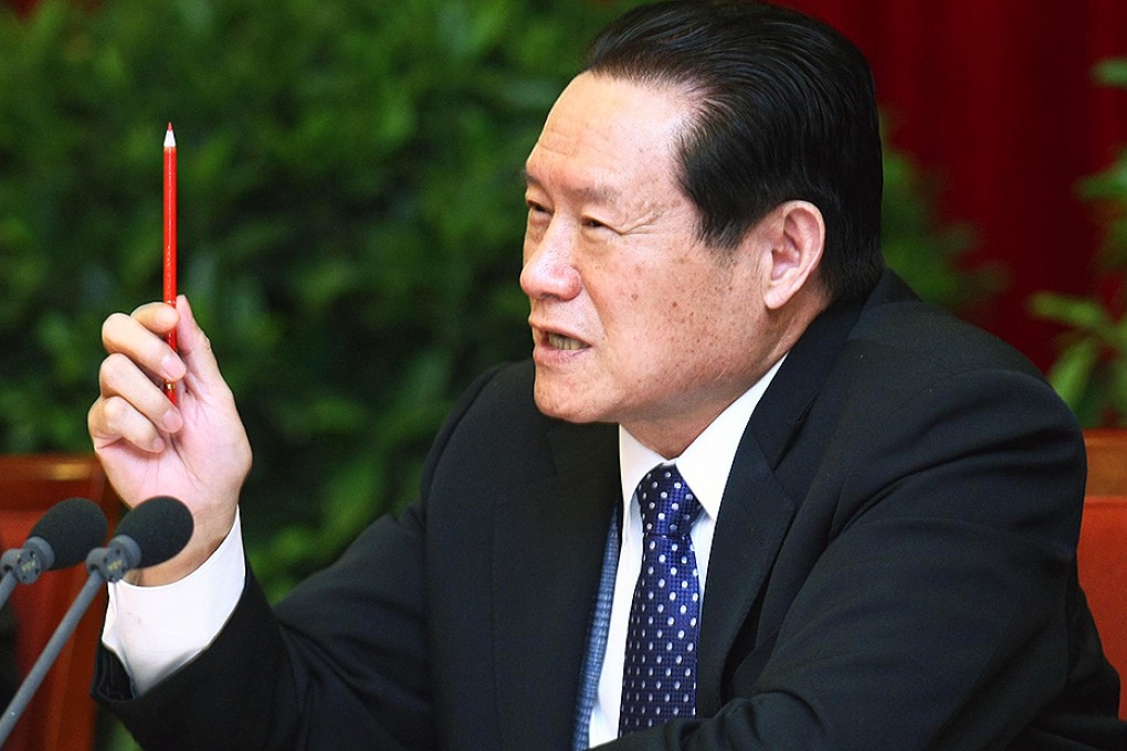 The officials are thought to have ties with former security tsar Zhou Yongkang. Photo: Reuters