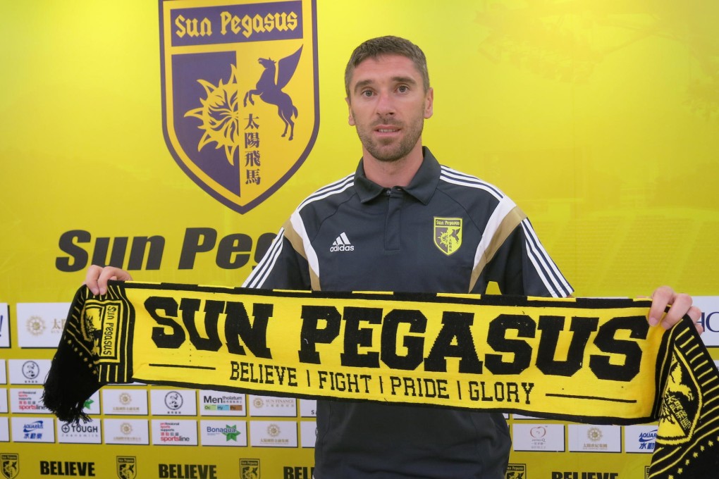 Dario Damjanovic, a former Bosnia international, is ready to take Sun Pegasus to new heights as their new signing. Photo: Chan Kin-wa
