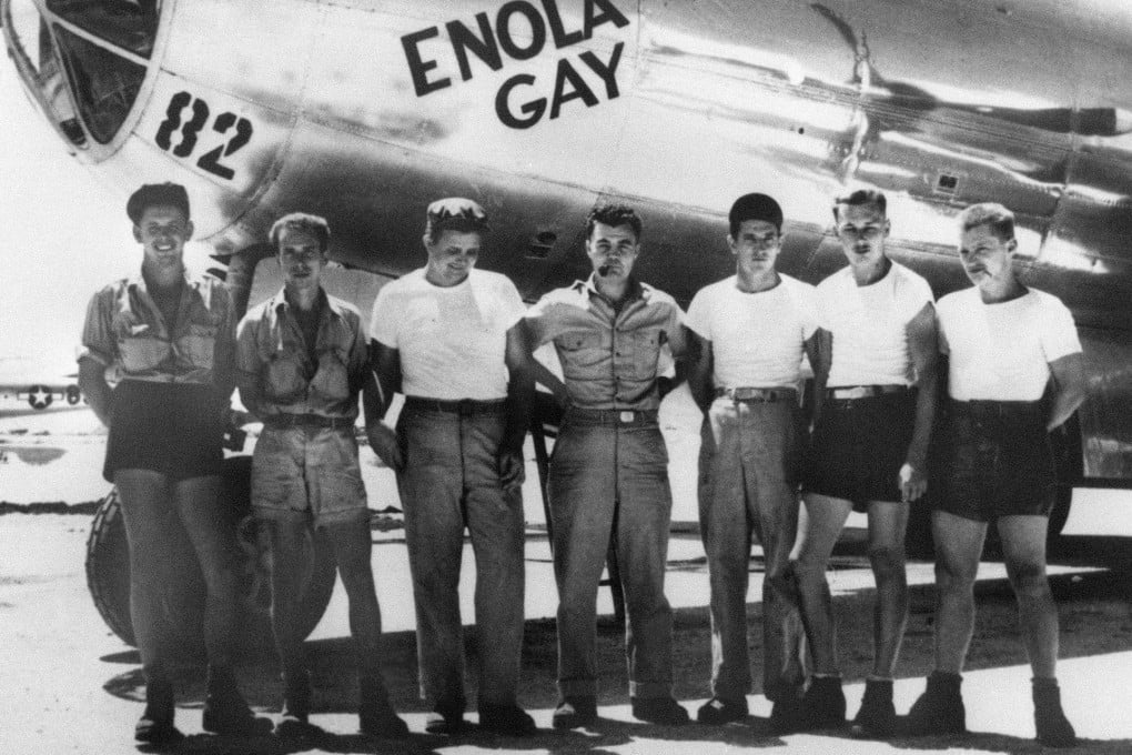 The crew of the Enola Gay, pictured in August 1945. Photo: AFP