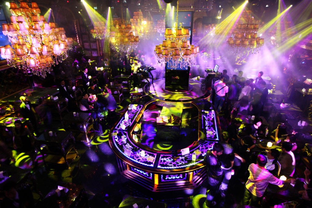 A nightclub enjoys good business in Dongguan, Guangdong, in 2012 before the crackdown began. Photo: China Foto Press