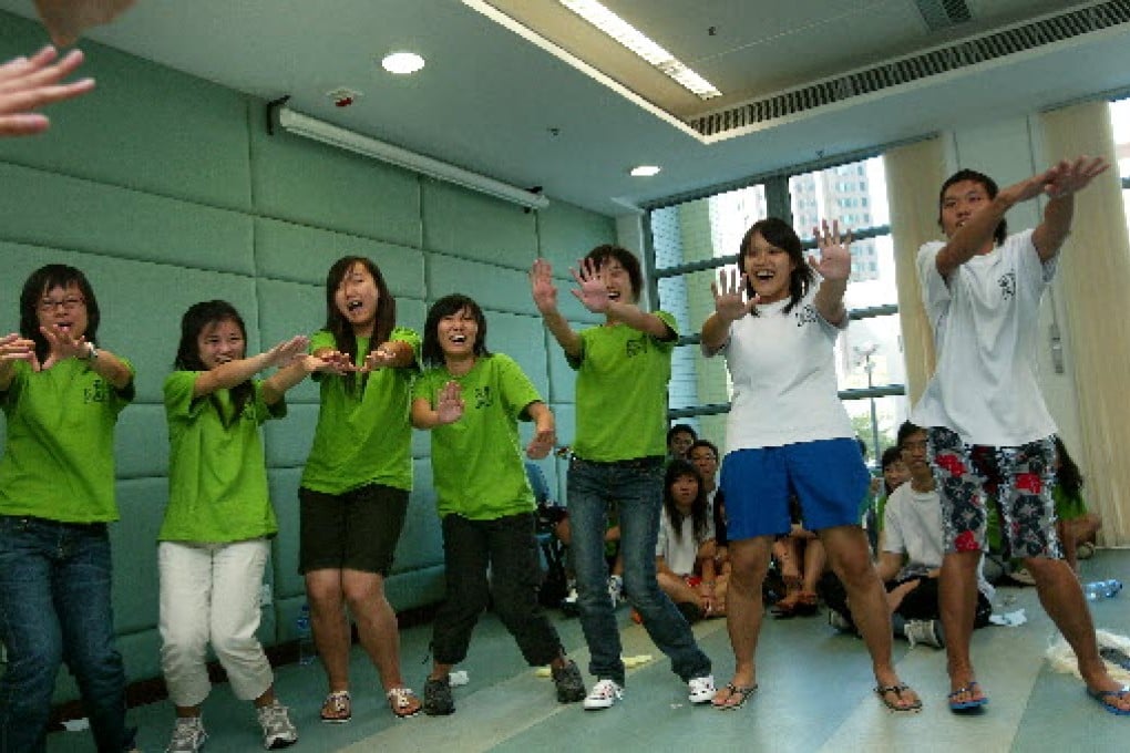 Orientation camps for students entering higher education in Hong Kong may be a fun introduction to university, but they're also wasteful, a green group says. Photo: Jonathan Wong