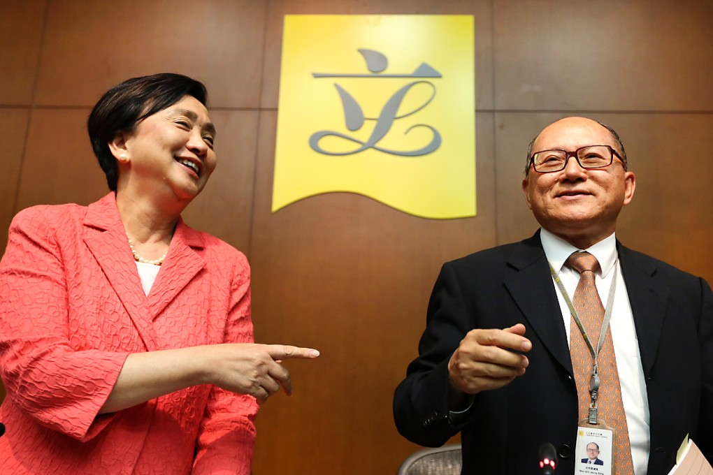 Finance Committee deputy chairwoman Emily Lau Wai-hing (left) and Ng Leung-sing are debating in the Legco today. Photo: Sam Tsang