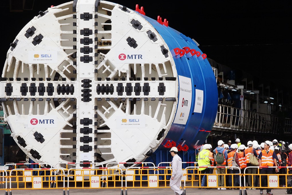 High-tech gear such as this tunnel boring machine make large-scale construction projects possible in the heart of the city. Photo: K.Y. Cheng