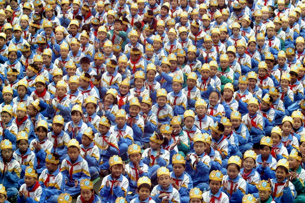 Children at school in Xian, Shaanxi. Two kindergartens in the province were recently exposed to have given antiviral drugs to its pupils without their parents' knowledge. Photo: AFP