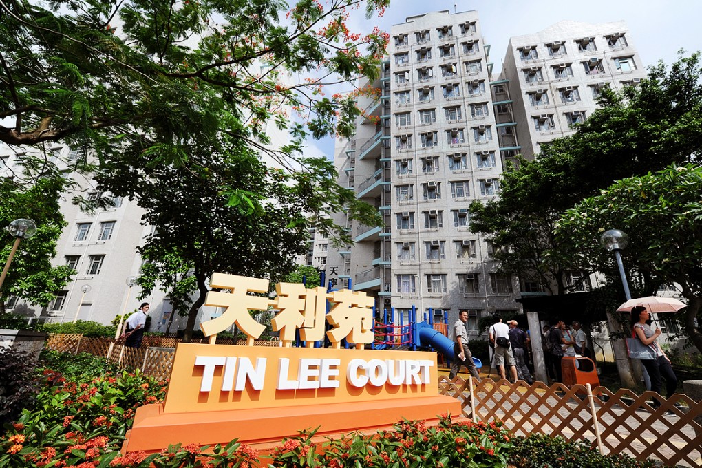 Tin Lee Court was converted from a 19-year-old single public housing block. Photo: Bruce Yan