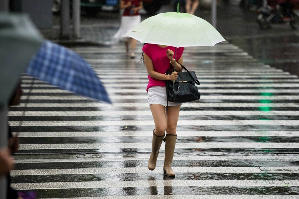 Hailstones the size of golf balls and floods hit Hong Kong in March. Photo: AFP