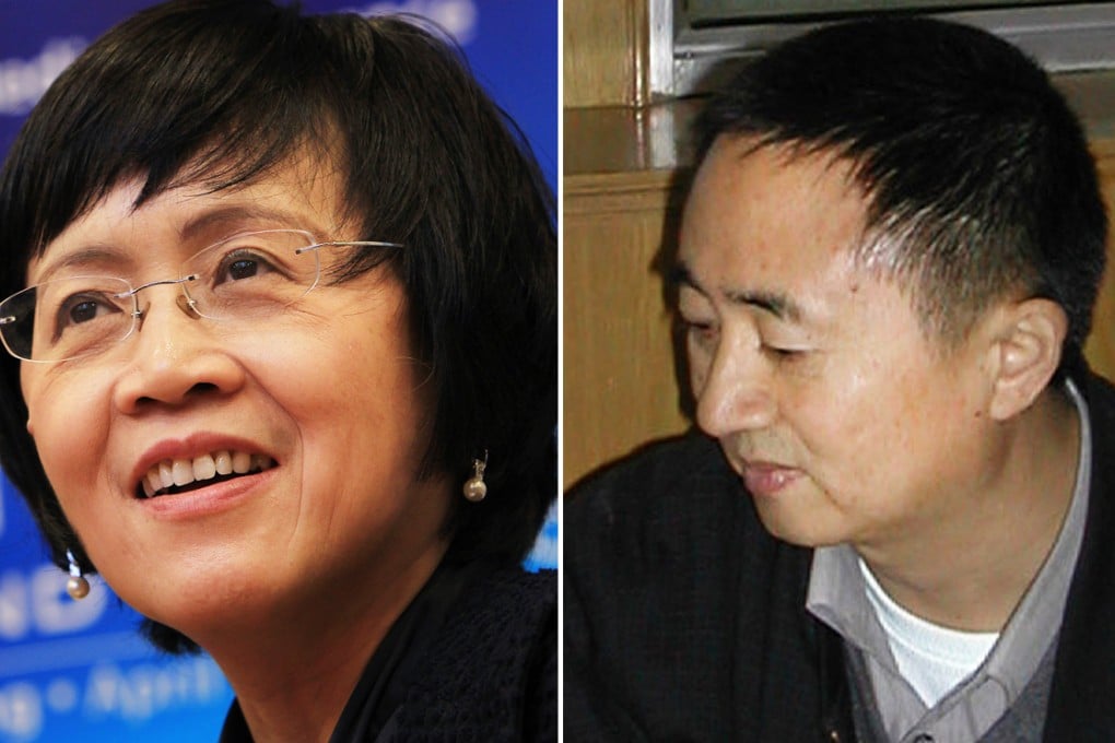 Hu Shuli (left) and Environmental lawyer Wang Canfa. Photos: SCMP