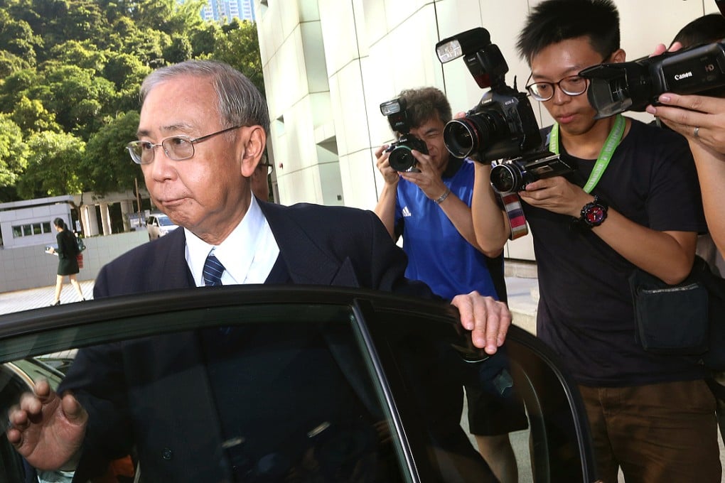 Rafael Hui Si-yan at the High Court in Admiralty. Photo: David Wong