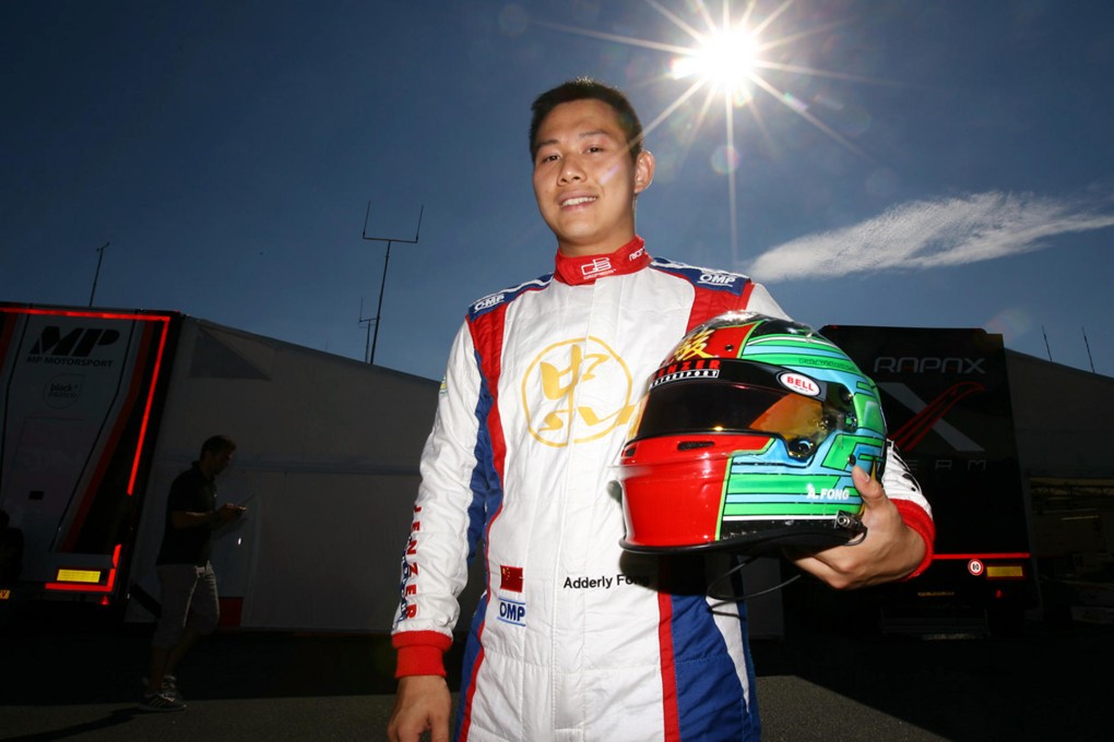 Hong Kong driver Adderly Fong is eyeing F1. Photo: SCMP Pictures