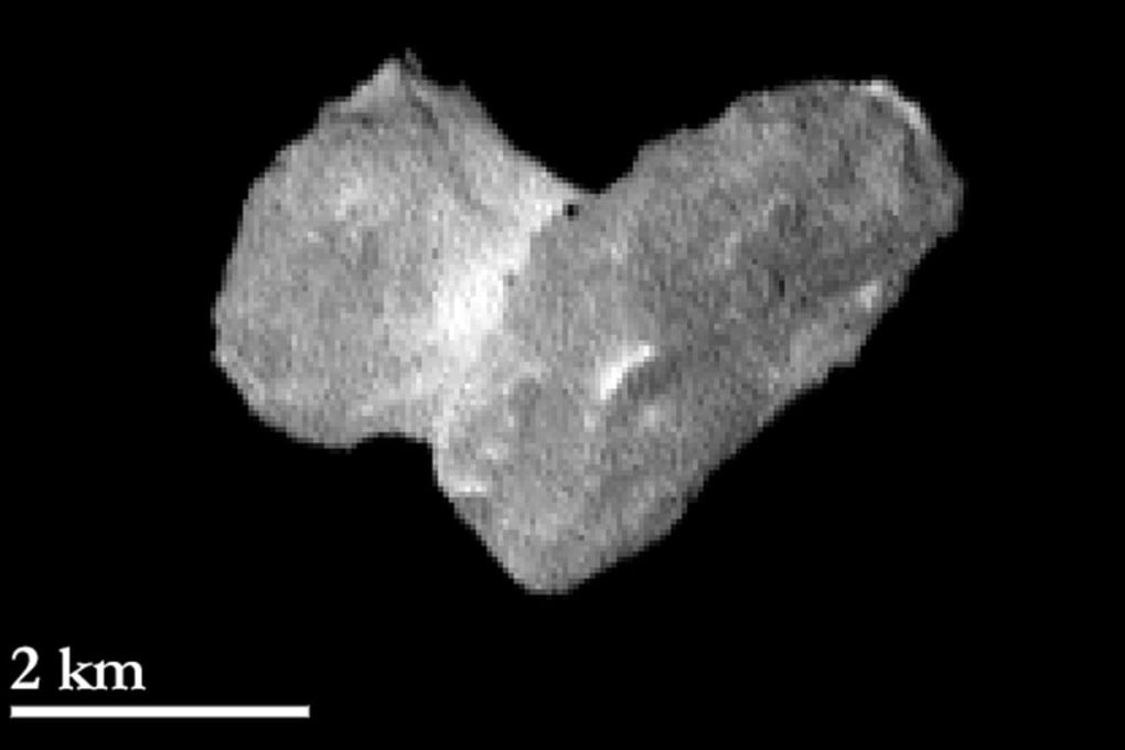 The comet in Rosetta's sights, at a distance of 1,950km. Photo: AFP