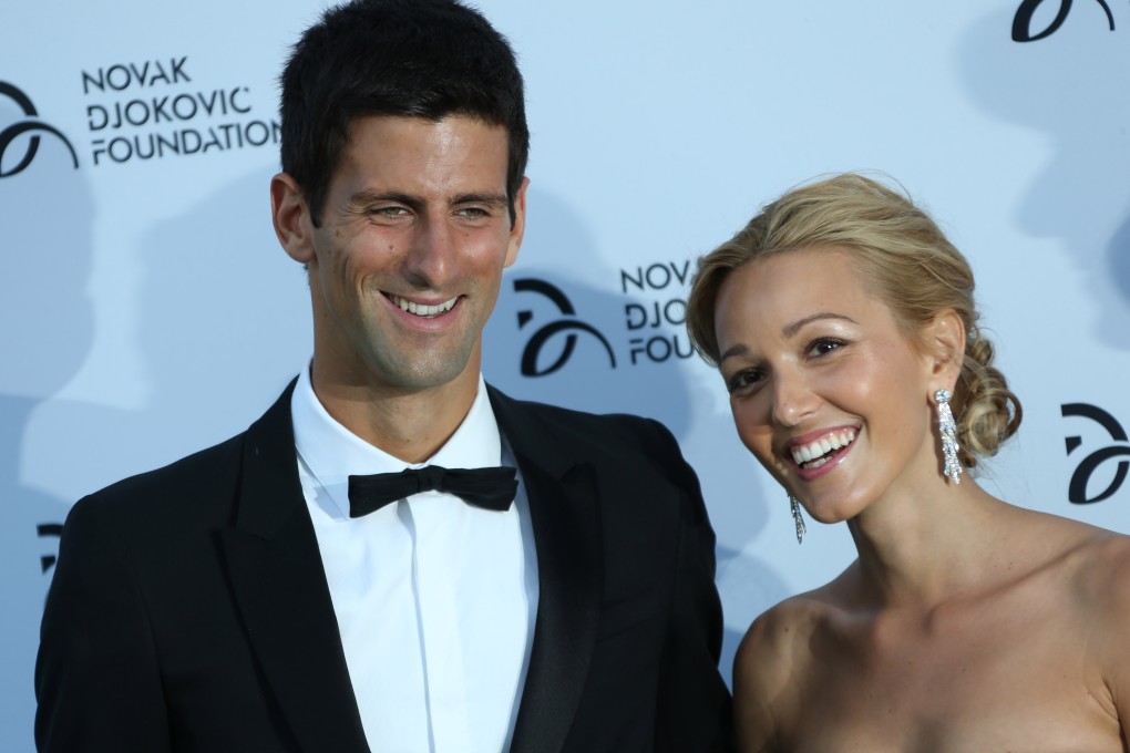 Novak Djokovic is married to Jelena Ristic and is expecting a child soon. Photo: AP