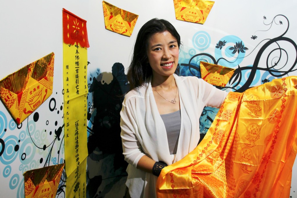 Catherine Lui Sze-wai, organiser of the fashion show for burial clothes. Photo: May Tse