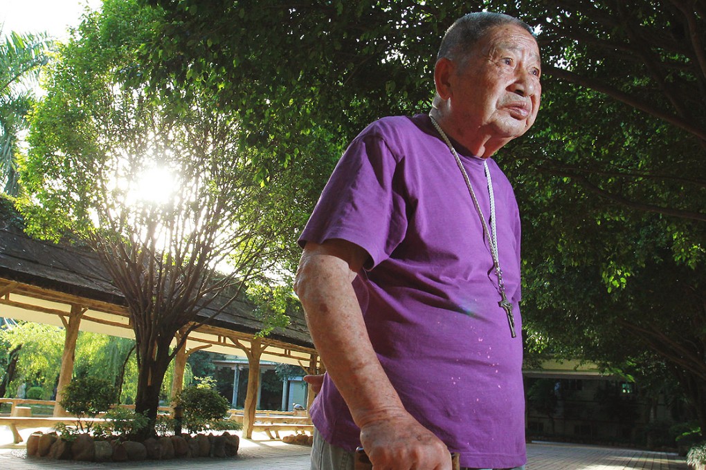 Father Joe, 88, ponders life in Kornlake Villa. Photo: Dickson Lee