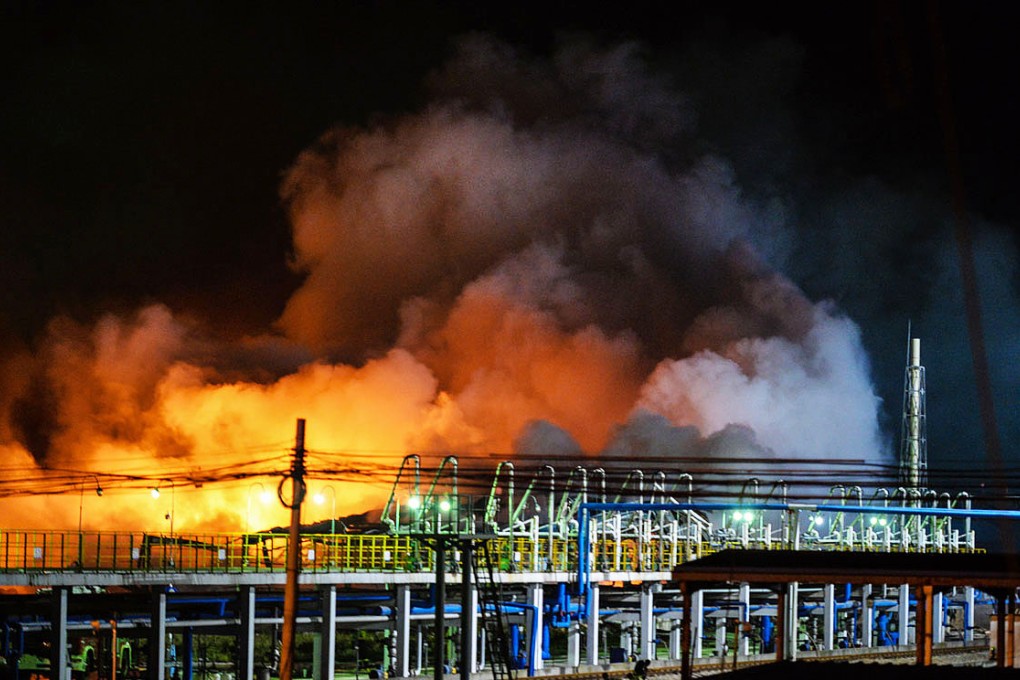 Ignition of accumulated dust may be the cause for the deadly explosion at a car parts factory in Jiangsu. Photo: Xinhua