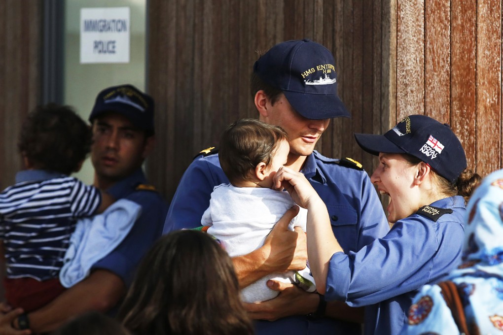 The Royal Navy ship HMS Enterprise was evacuating Britons from Tripoli, Libya. Photo: Reuters
