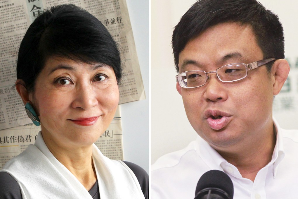 Leaked emails suggest that money was donated to the Civic Party's Claudia Mo Man-ching and Democrat James To Kun-sun. Photos: David Wong, Edward Wong