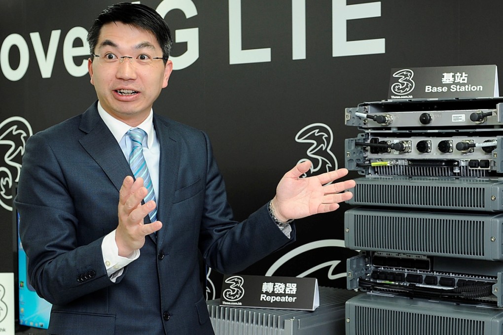 Daniel Chung Yiu-man, Hutchison Telecom’s chief technology officer for mobile operations, said the company will launch another 4G network. Photo: SCMP
