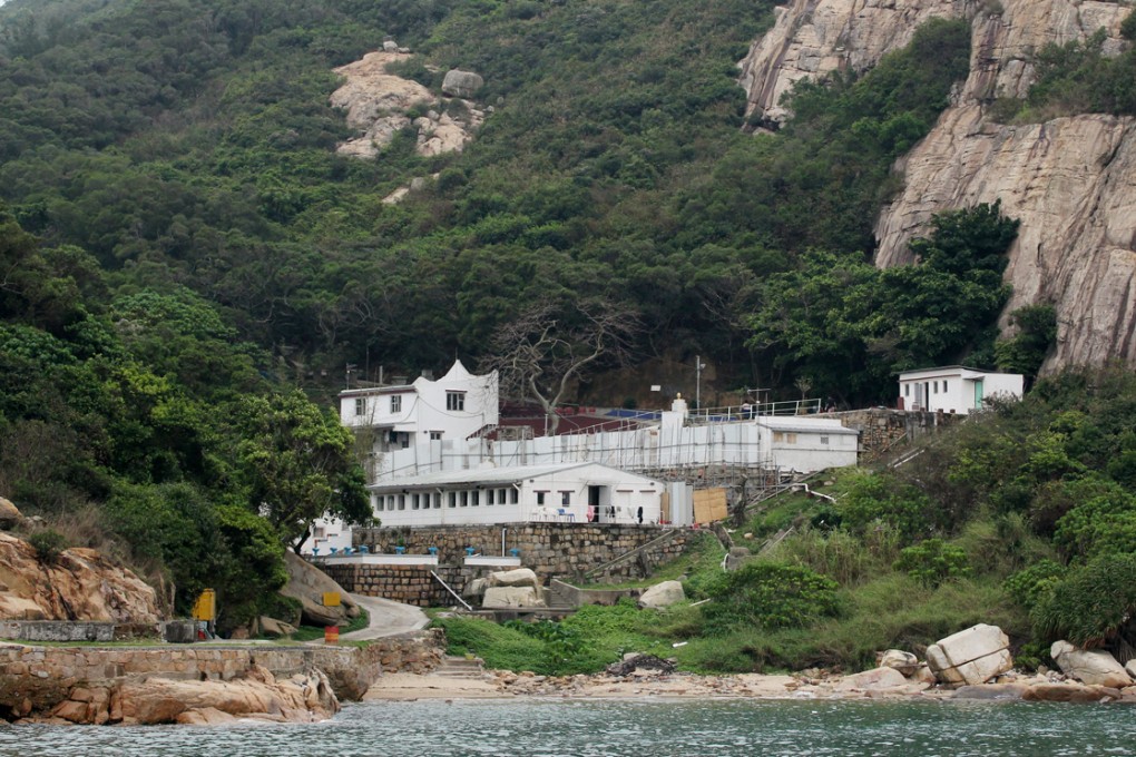 A general view of Shek Kwu Chau.