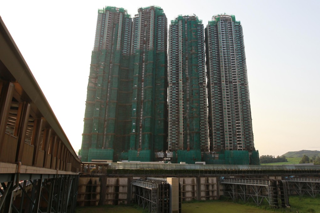 Construction seen last Saturday at the Hemera, Lohas Park Phase IIIA. Photo: Edward Wong