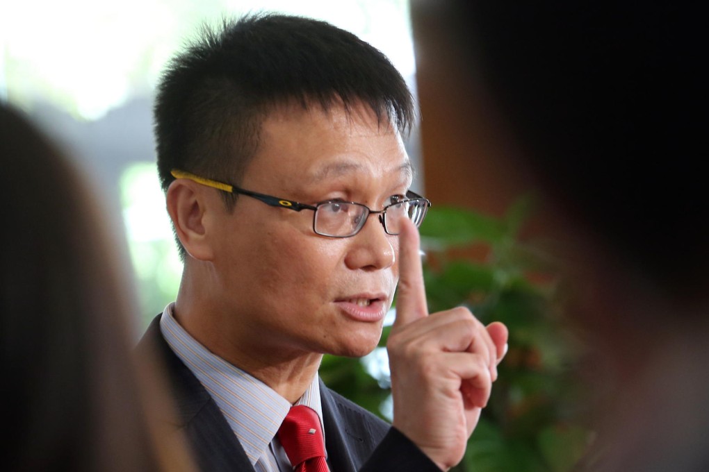 Information coordinator Andrew Fung. Photo: Felix Wong