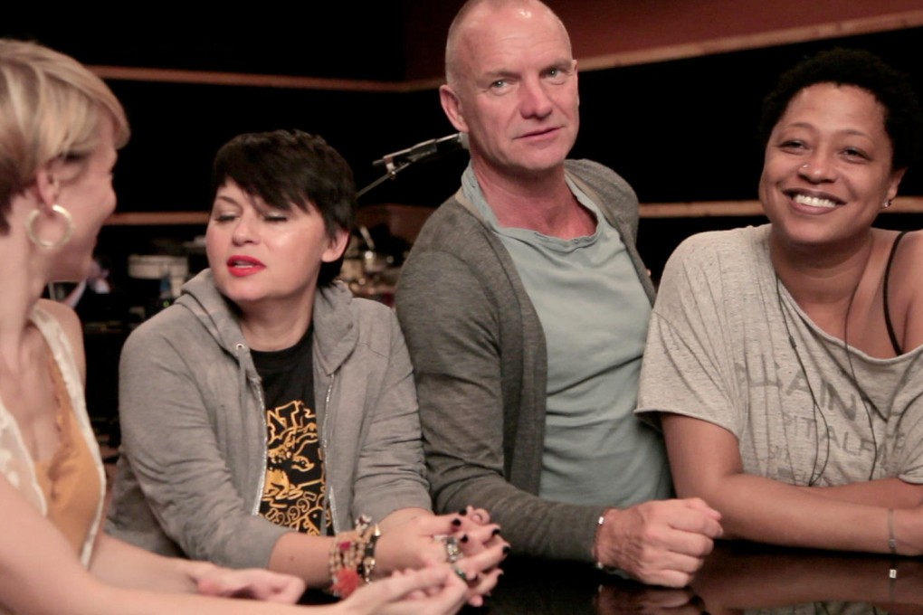 Vocal support: Sting and Lisa Fischer (right) in a still from 20 Feet From Stardom