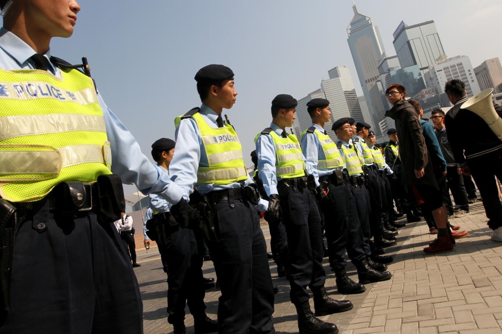 On-duty officers must follow orders. Photo: Sam Tsang